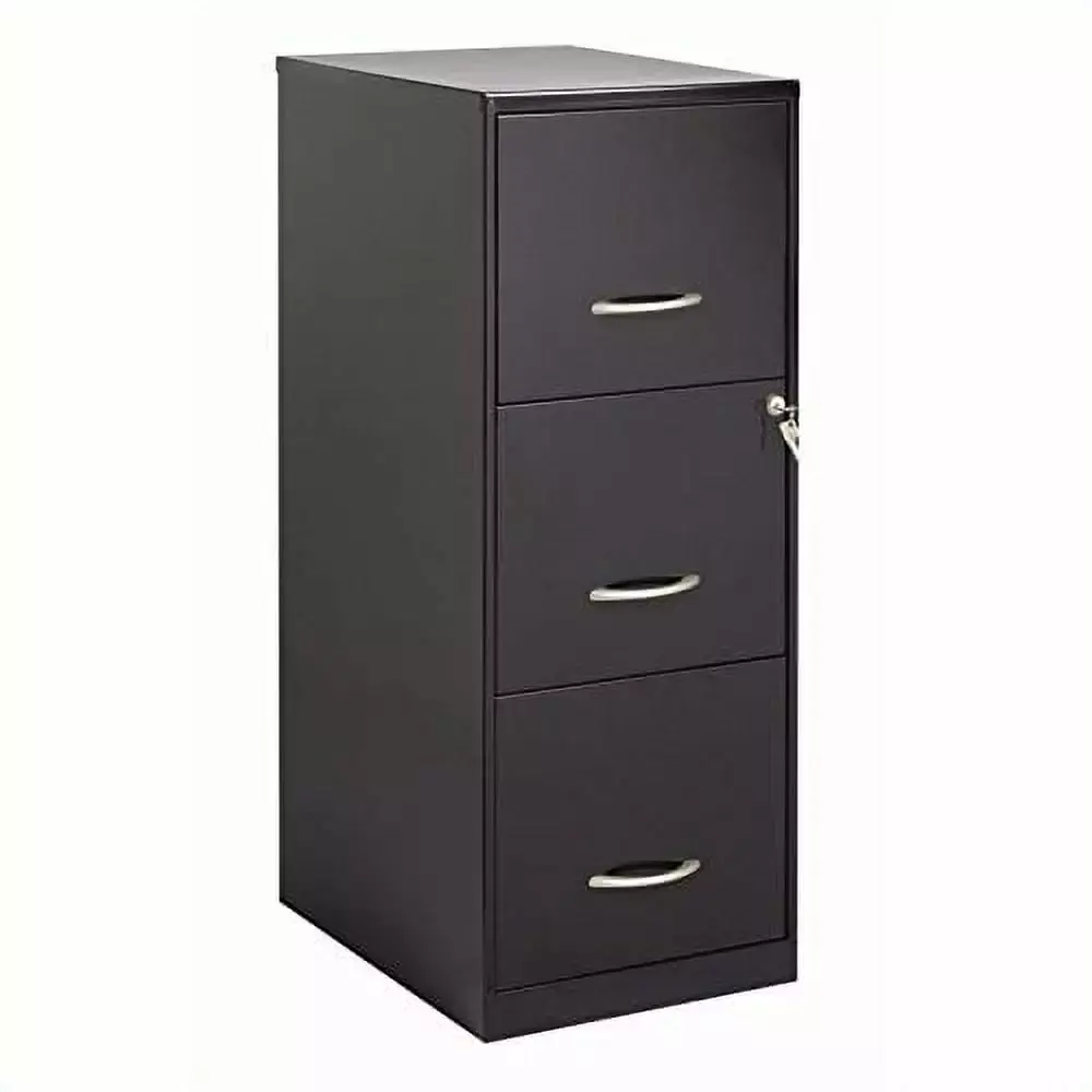 3 Drawer Letter File Cabinet Black Office and Home Use SAFEBOYZ