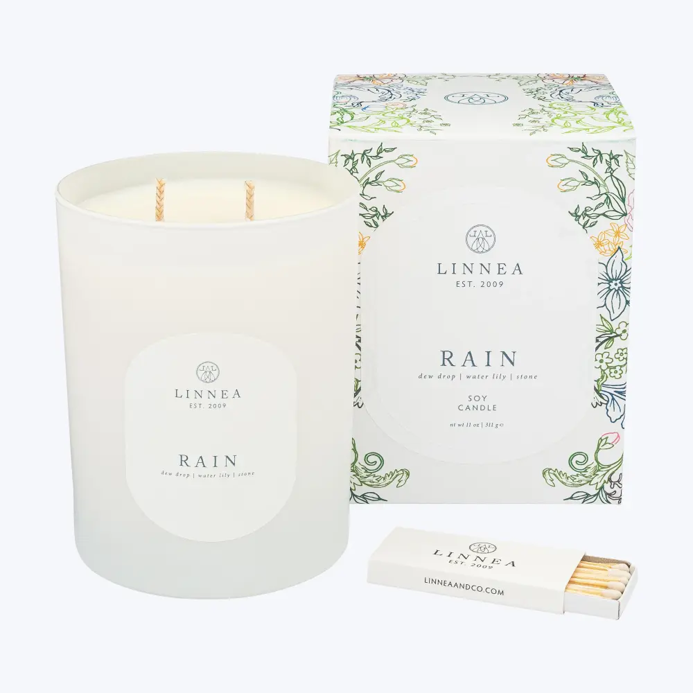 Natural Soy Wax Rain Candle