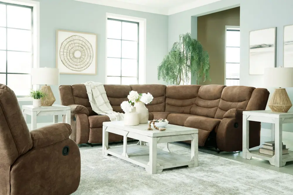 Partymate - Reclining Living Room Adjust Top-Grain Leather