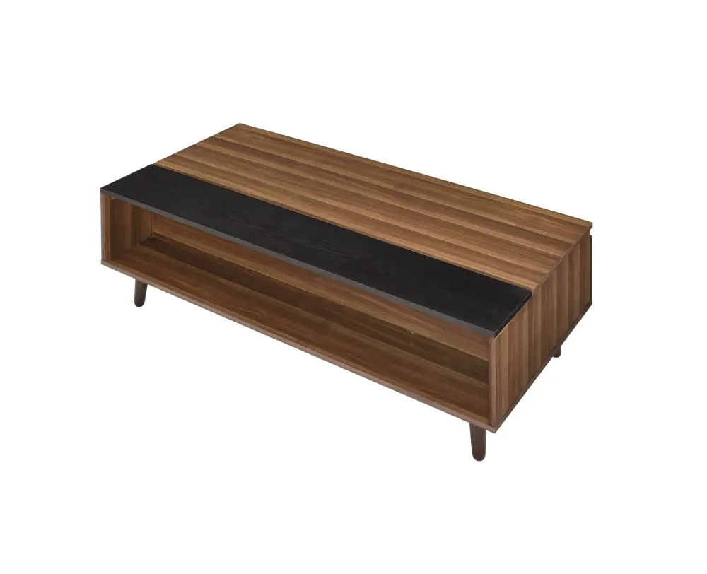 Avala - Coffee Table Lift Top - Walnut / Charcoal
