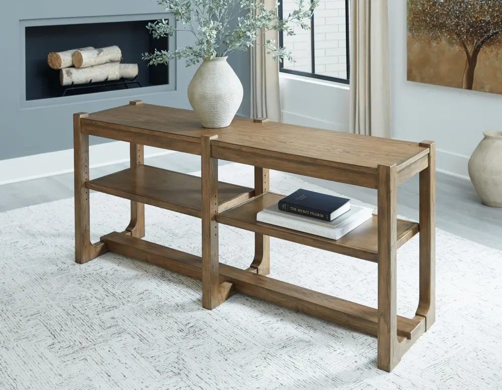 Cabalynn - Sofa Table - Light Taupe