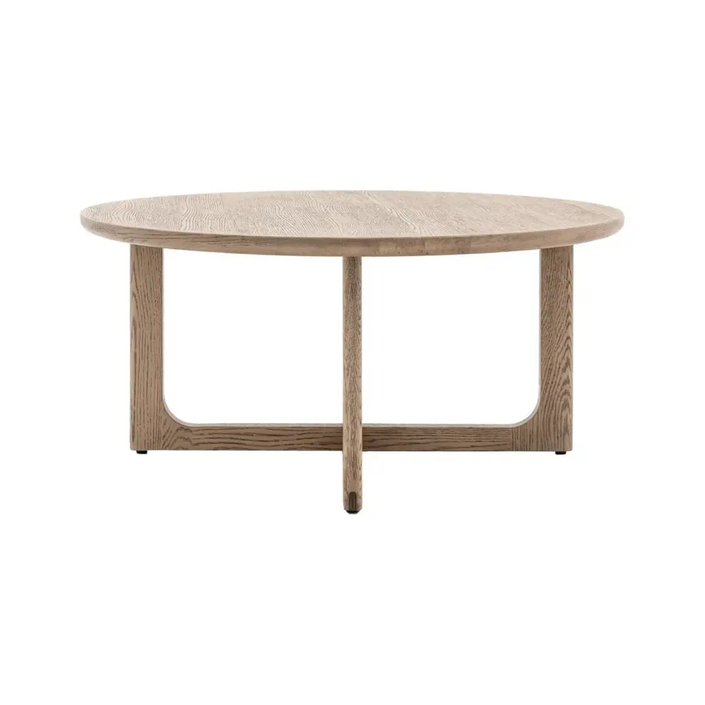 Croft Round Coffee Table - Smoke