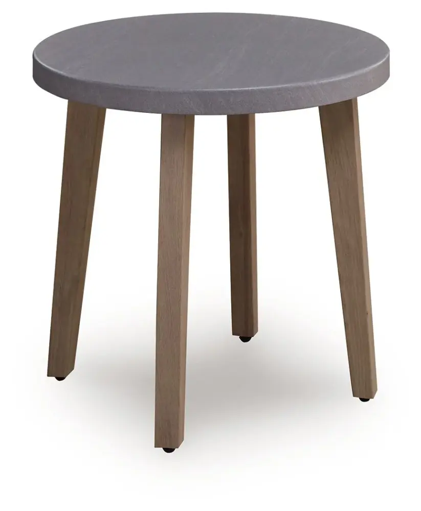 Harmony Headlands - Round End Table - Wholesome / Gray