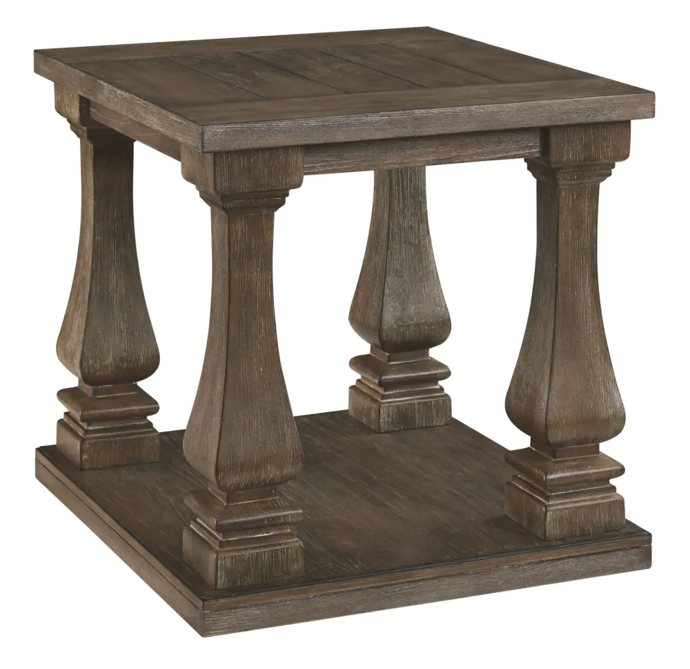 Johnelle - Rectangular End Table - Ash