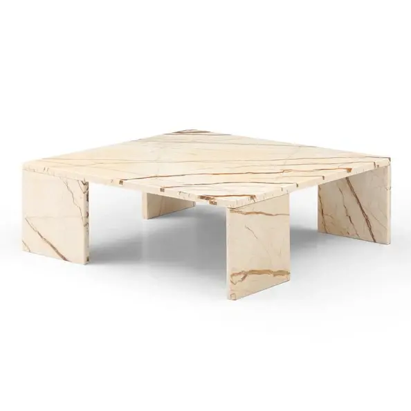 Kenzo Square Coffee Table - Gilded