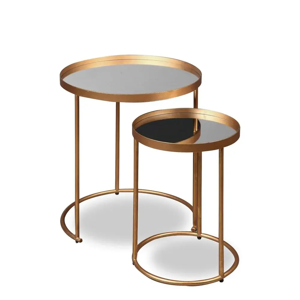Song Side Tables - Antique Gilded