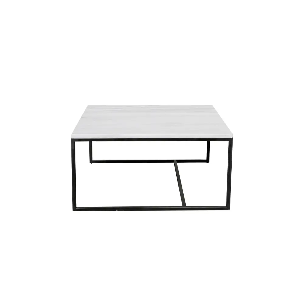 Square Marble Coffee table - Snow - Will - 70x70x36,5cm