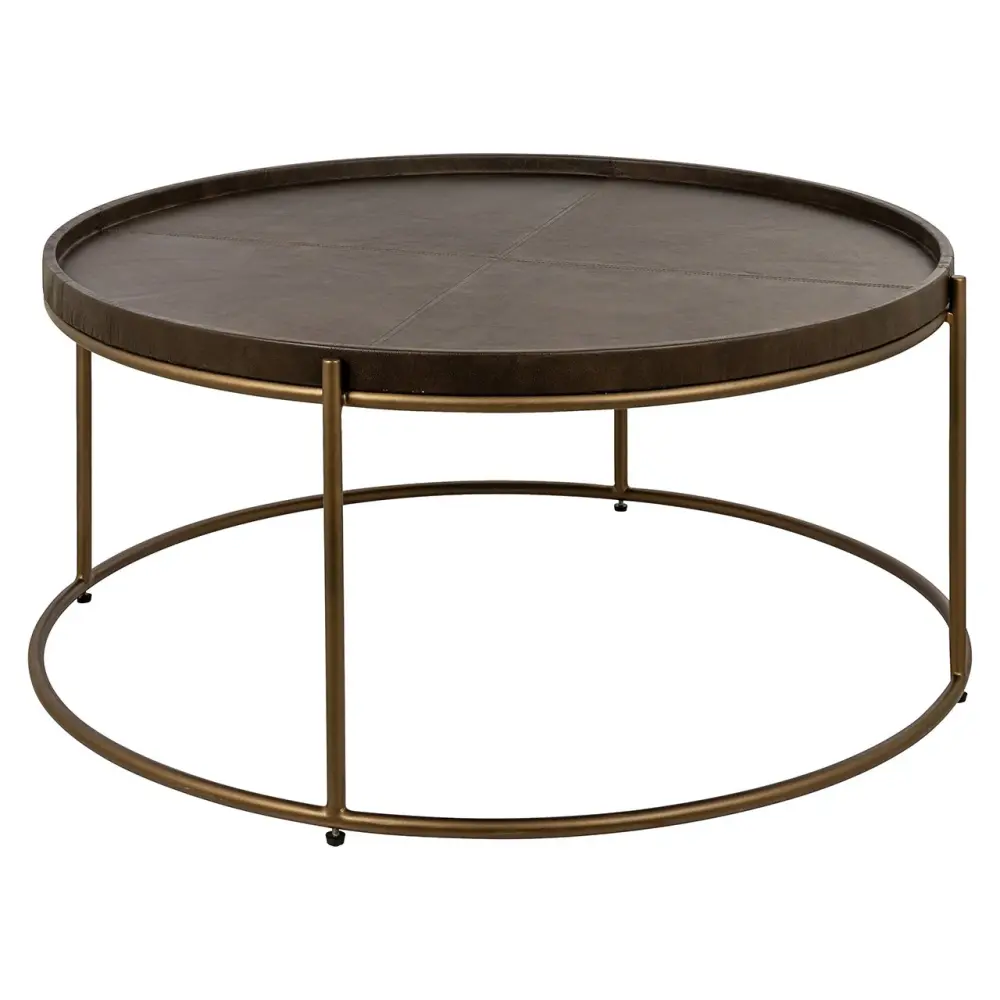 Zillon Round Coffee Table - Cocoa