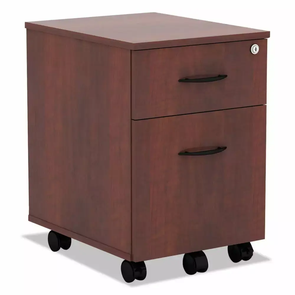 Alera 2 Drawers Vertical Lockable Filing Cabinet Cherry