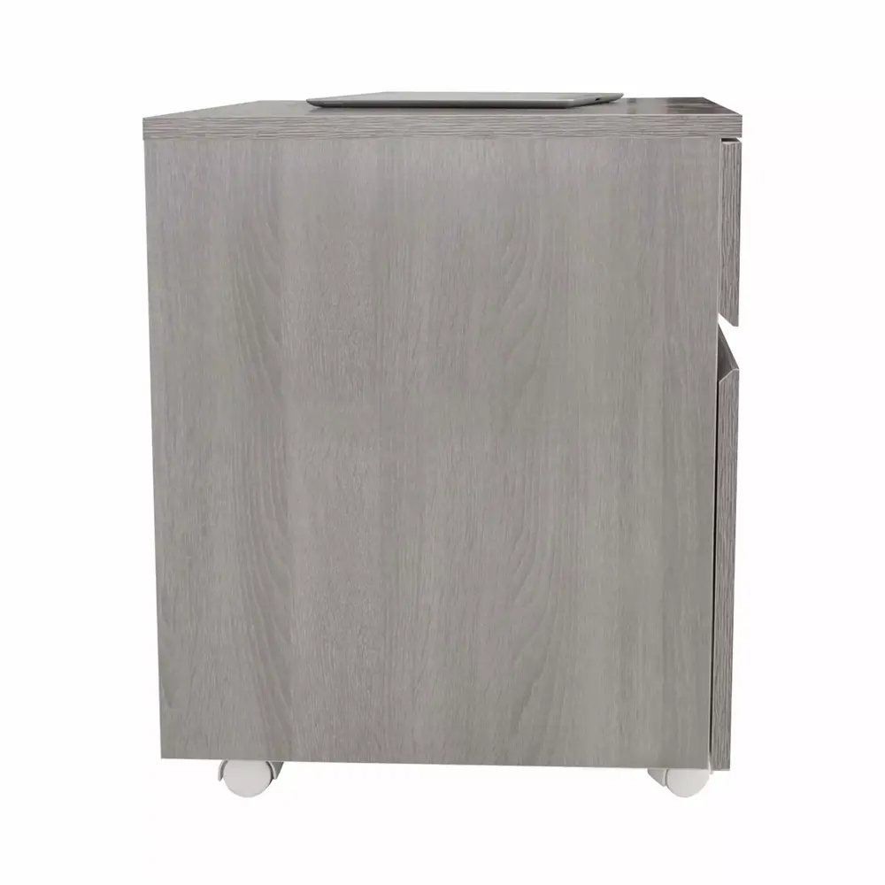 TechLock Grey File Cabinet Secure Office Storage Solution Go Green Woods