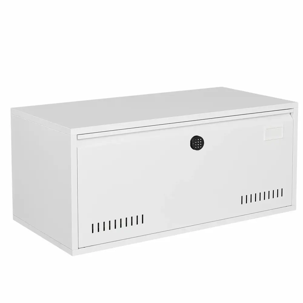 Digital Keypad Lateral Filing Cabinet Secured Steel Storage Home Office Quick Access Drawer Lukee