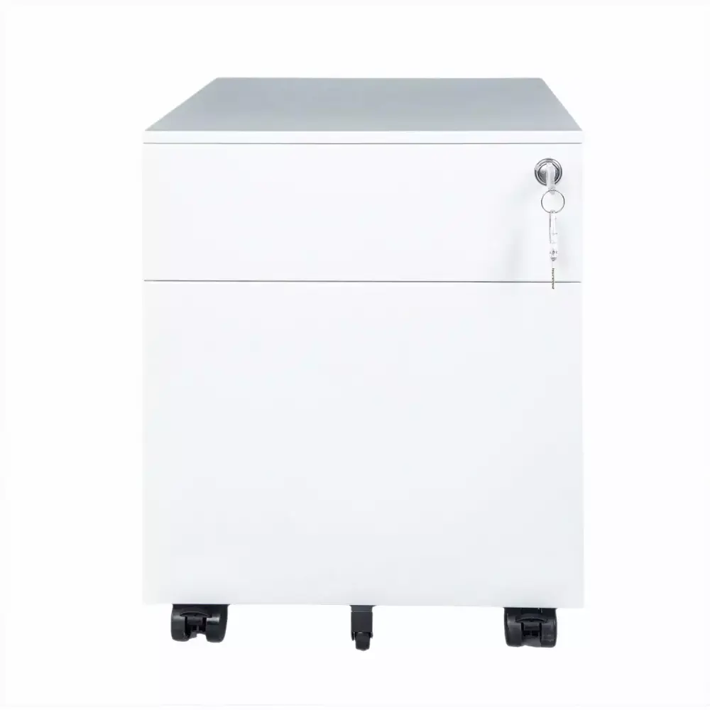 Lockable Mobile File Cabinet Secure Document Organization Home and Office Honsit