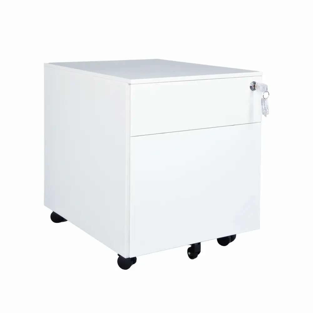 Lockable Mobile File Cabinet Secure Document Organization Home and Office Honsit