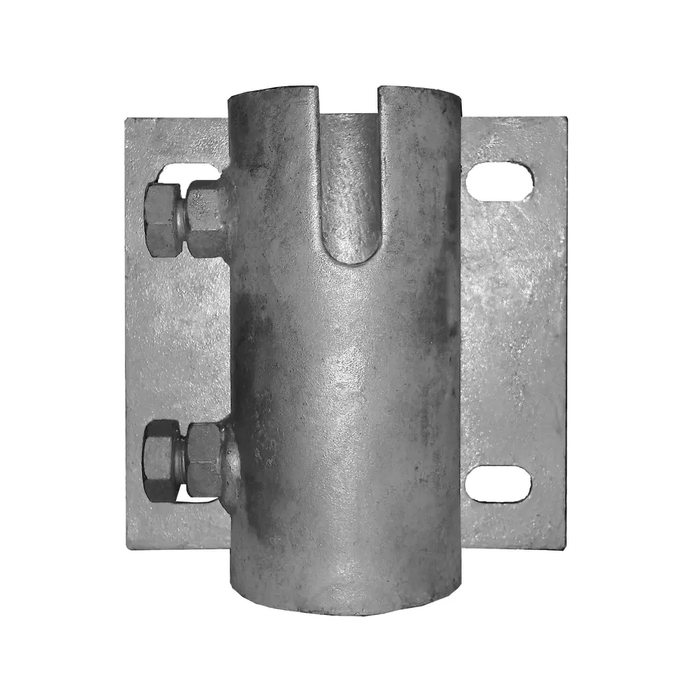 Leg Holder and Chain Retainer Post Up to 2" diameter, 5'' x 5''