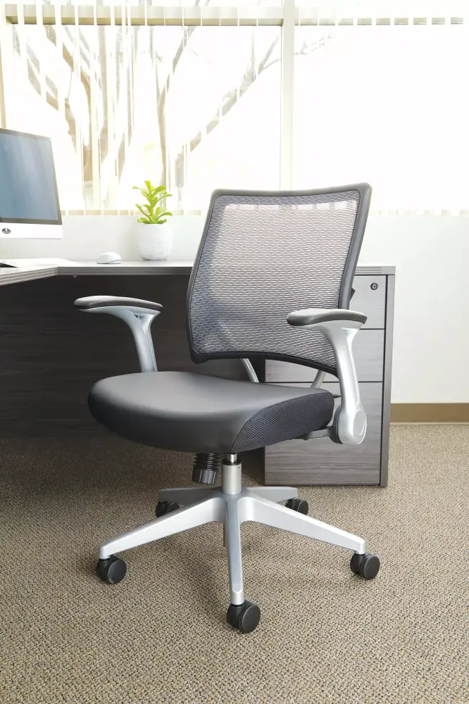 SPACE Seating Professional AirGrid Managers Chair Ergonomic High Back Office Chair