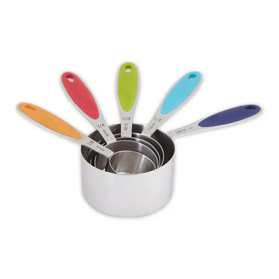 MEASURING CUPS - COLOR HANDLE ADJUST 5