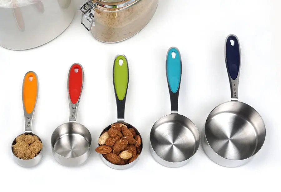 MEASURING CUPS - COLOR HANDLE ADJUST 5
