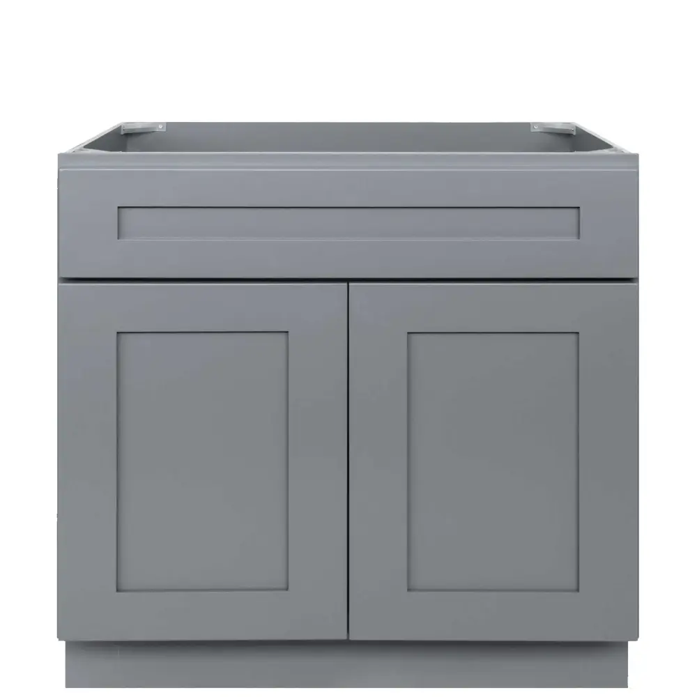 36 W x 21 D x 34.5 H Vanity Sink Base Cabinet - Colonial Ash