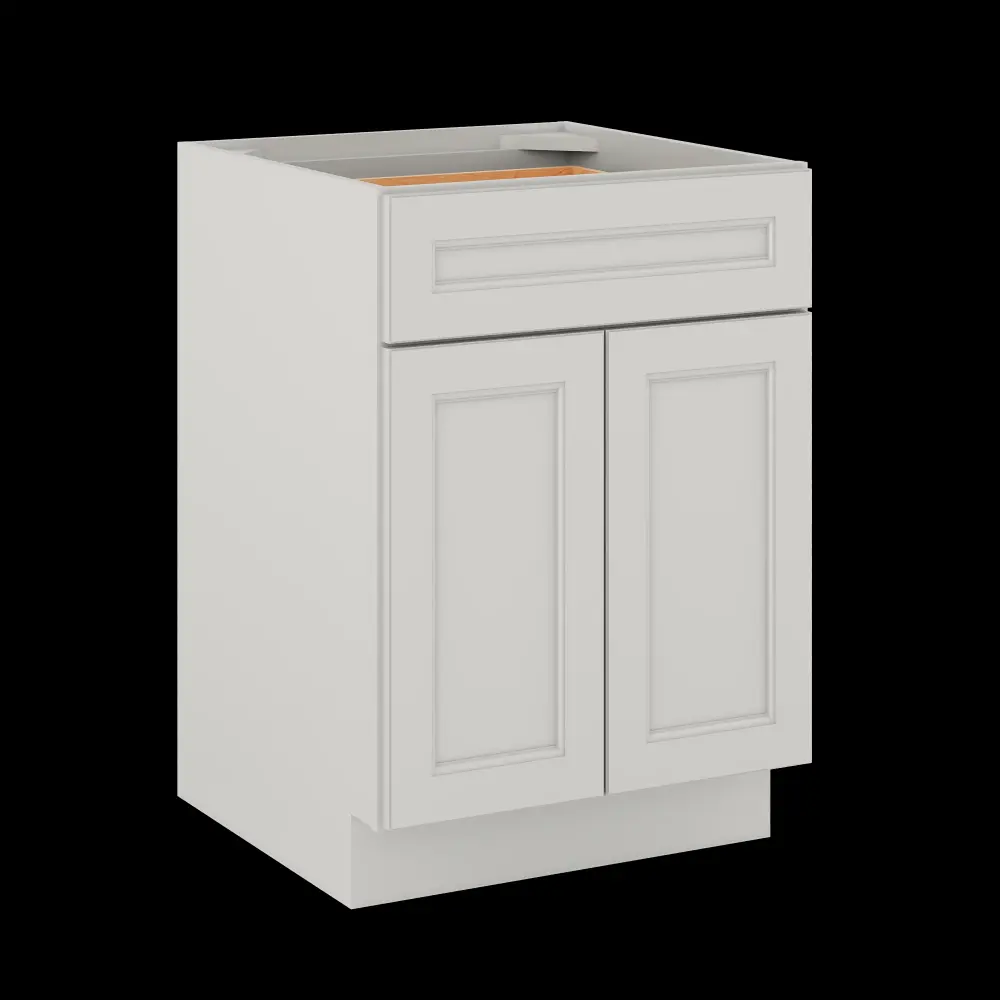 Base Kitchen Cabinet B24 Milan Pearl 24 . width 34.5 . height 24 . depth