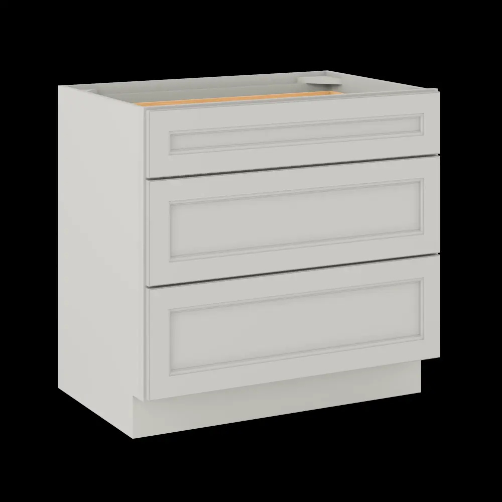 Linen Range Base Kitchen Cabinet LRB36 Milan Pearl 36 . width 34.5 . height 24 . depth