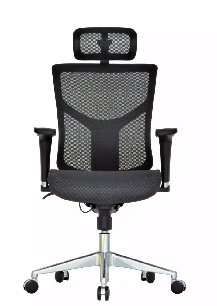 GM Seating Dreem II Mesh Series Executive Hi Swivel Chair Chrome Base Headrest
