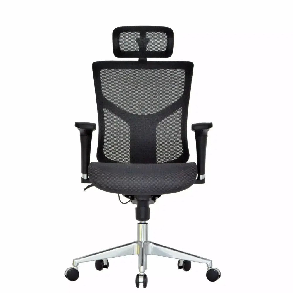GM Seating Dreem II Mesh Series Executive Hi Swivel Chair Chrome Base Headrest
