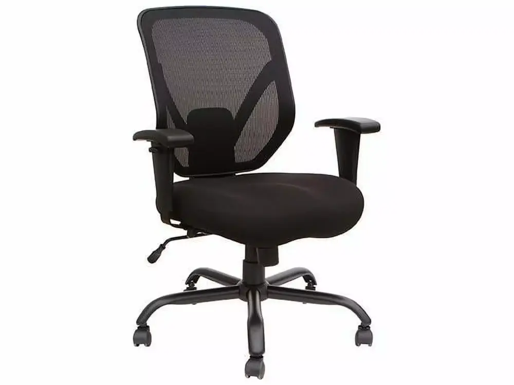 Lorell 81804 Big Tall Mesh Back Chair Heavy Duty Office Chair