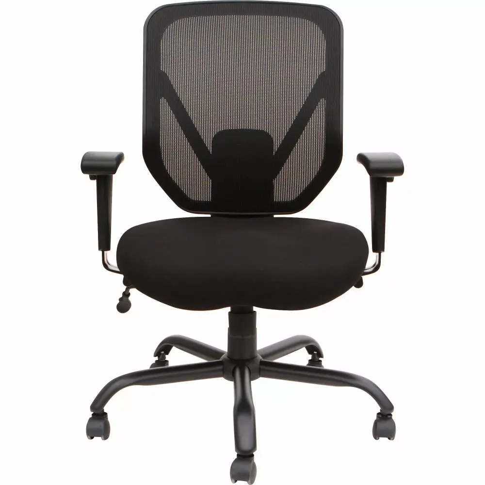 Lorell 81804 Big Tall Mesh Back Chair Heavy Duty Office Chair