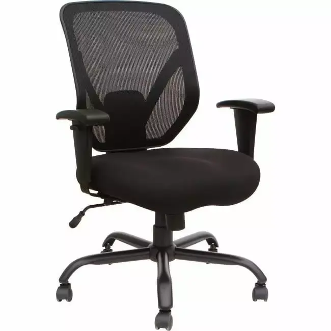 Soho Big & Tall Mesh Back Chair Black Heavy Duty Office Chair Newestedition