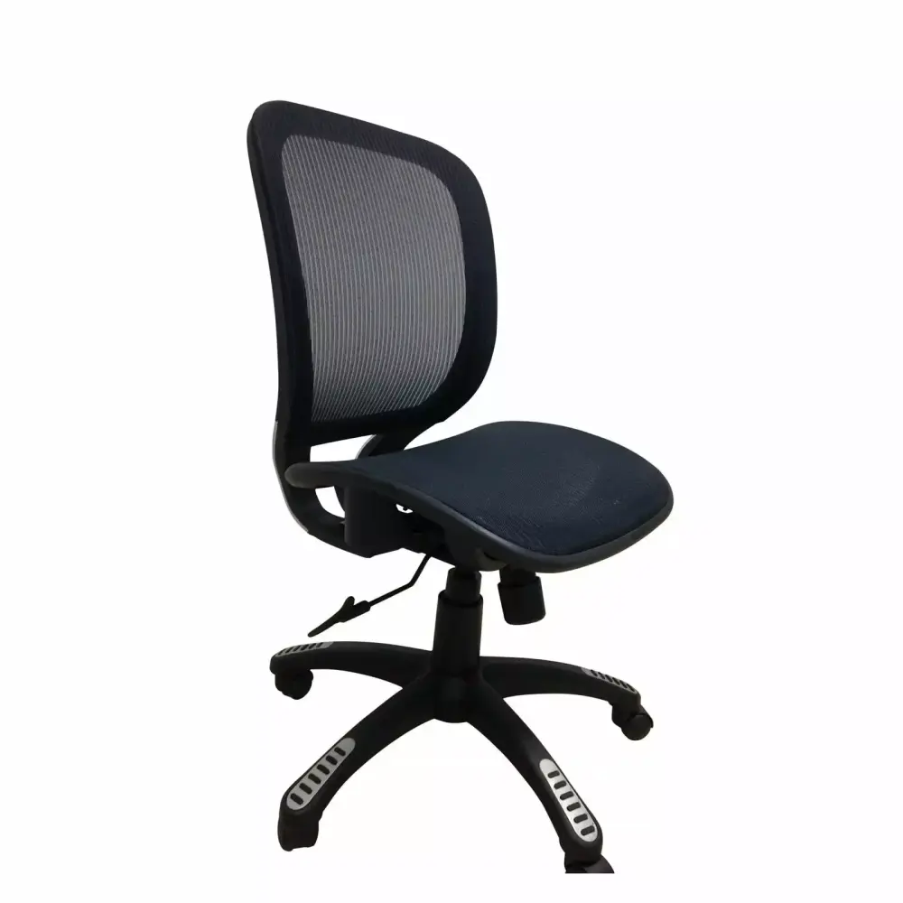Ergomax Office Fully Meshed Ergo Office Chair Black Adjustable Lumbar Support