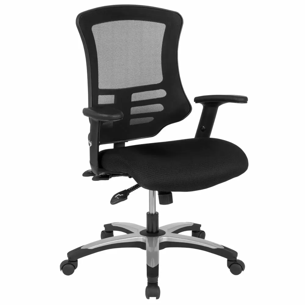 Flash Furniture Waylon High Back Black Mesh Executive Swivel Ergonomic Office Chair