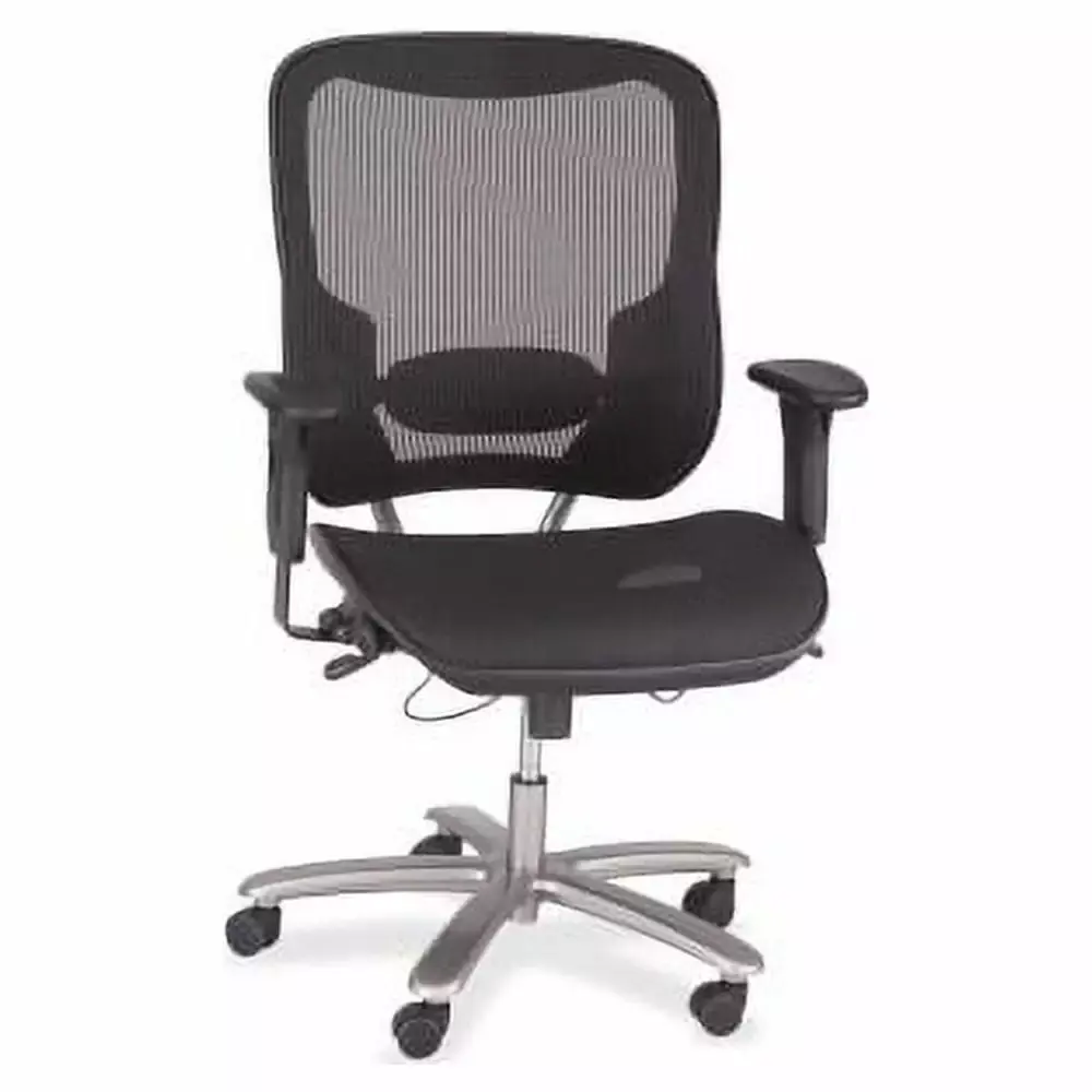 Safco Big & Tall All-Mesh Task Chair Black Ergonomic Office Chair Heavy Duty