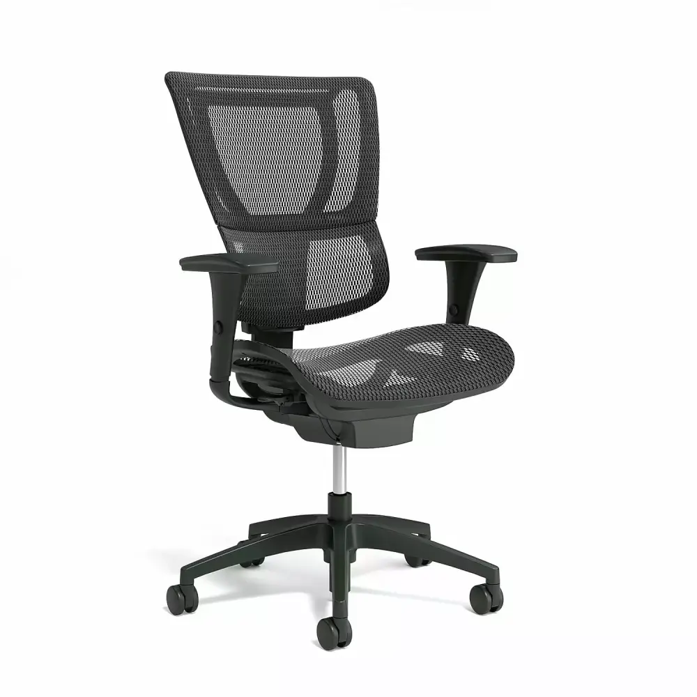 Union & Scale FlexFit 1500TM Mesh Task Chair Black 2/Pack UN28570-CCVS Adjustable Office Chairs