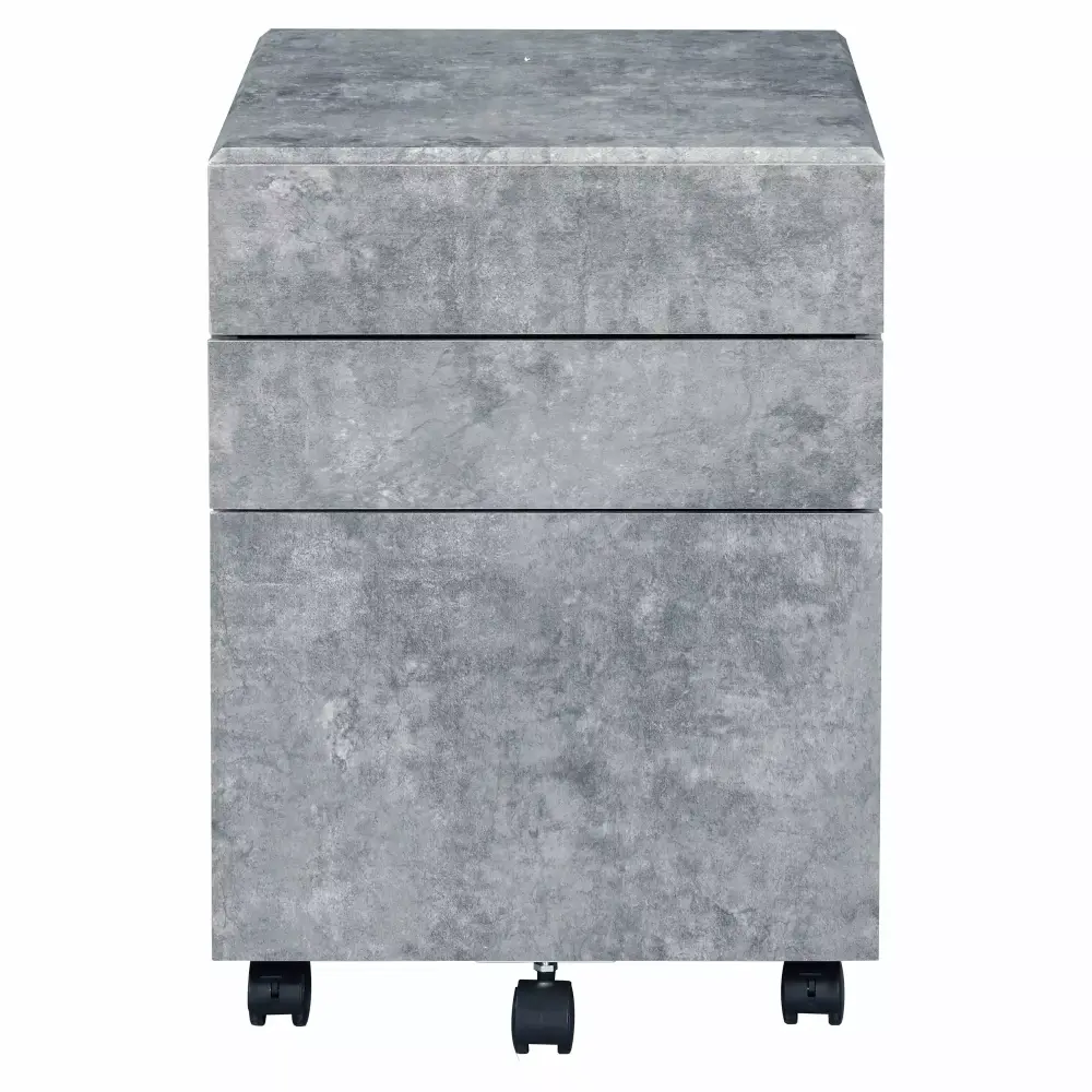ACME Jurgen File Cabinet Silver Acme Furniture