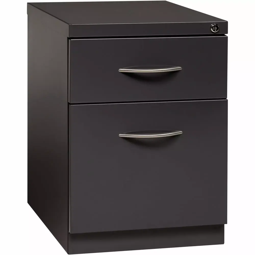 Lorell Premium Box File Mobile Pedestal 2 Drawers Letter Files and Pencil Tray