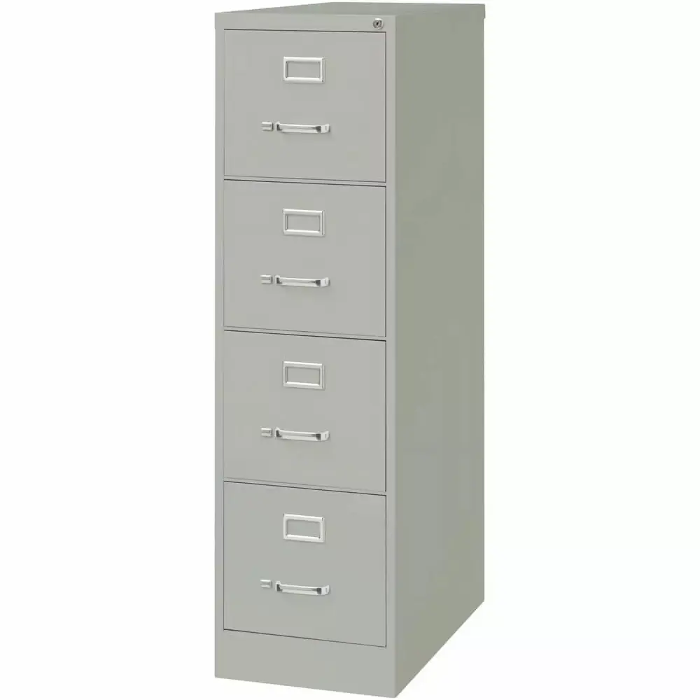 Scranton & Co 26.5 4 Drawer Metal Letter Vertical File Cabinet Light Gray