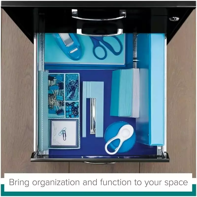 Scranton & Co 3-Drawer Contemporary Metal File Cabinet Pearl White TeviRoom