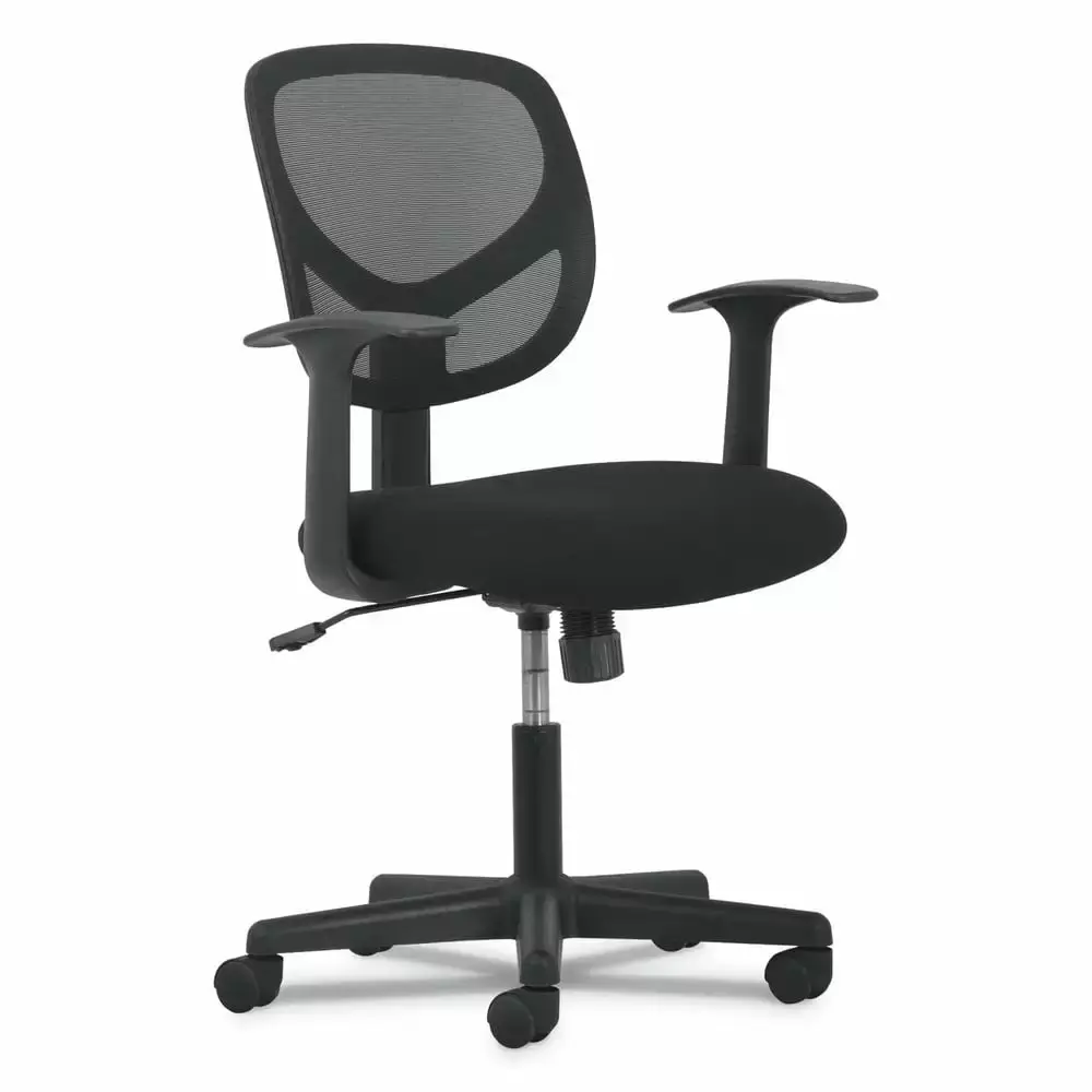 Basyx HVST102 Mid-Back Task Chair Adjustable Seat Height Up to 250 lbs