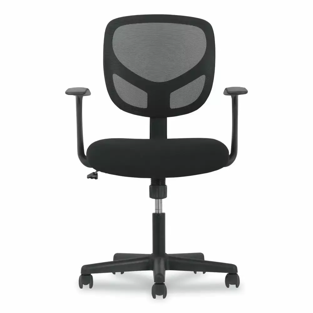 Basyx HVST102 Mid-Back Task Chair Adjustable Seat Height Up to 250 lbs