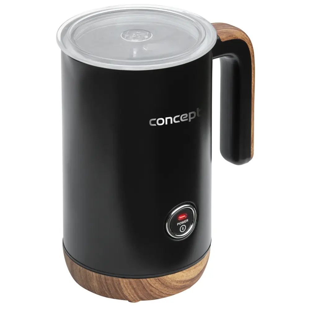 Programmable Concept Nordic NM4101 Milk Frother 500W Midnight Latte Cappuccino Frappe Hot Chocolate 3 Modes Stainless Steel