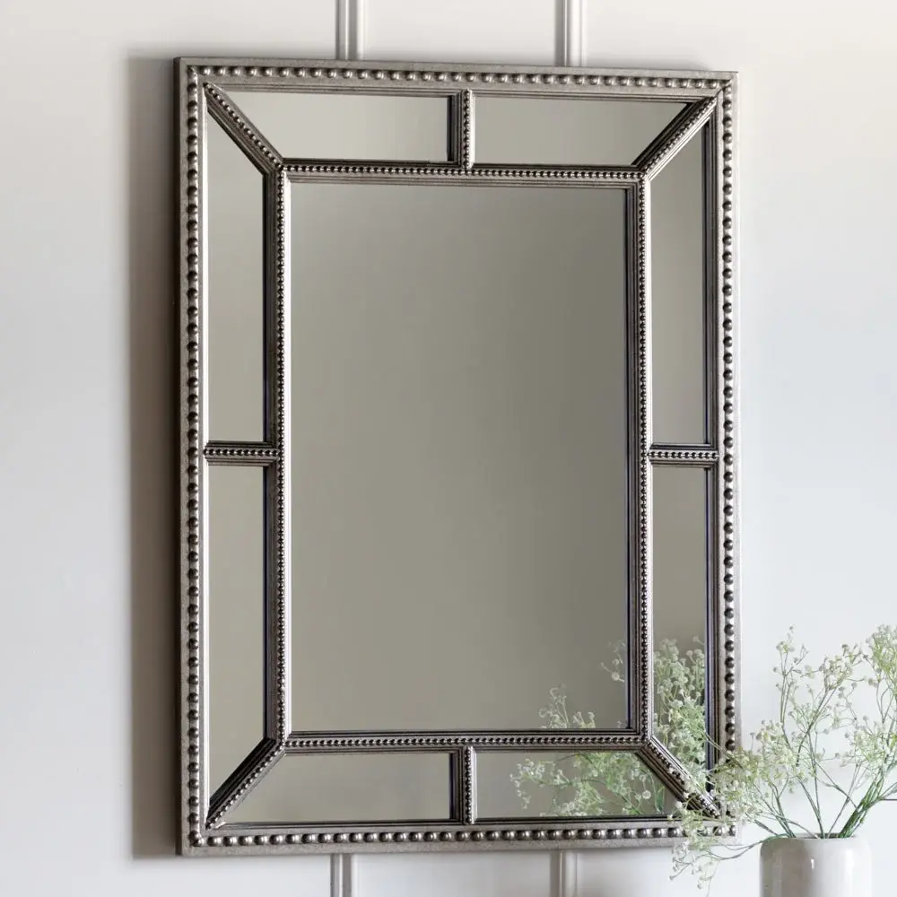 Antique Gold Lawson Wall Mirror - Chrome