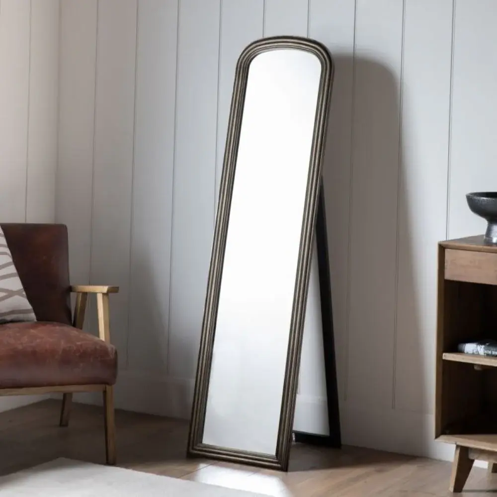Beck Cheval Mirror - Brushed Warm alloy
