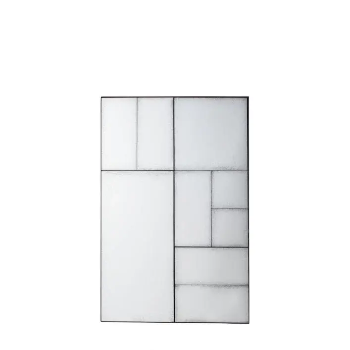 Broadheath Mirror - Black & Quicksilver Dressing Room