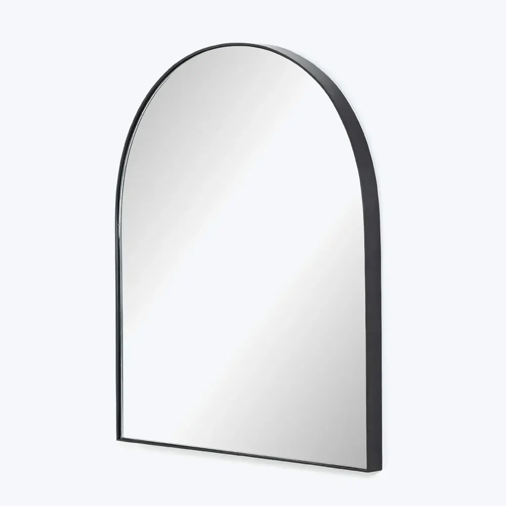 Charcoal Frame Arch Wall Mirror