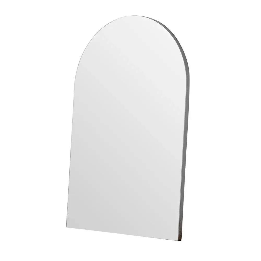 Cora Arched Mirror 75x50cm - Chrome