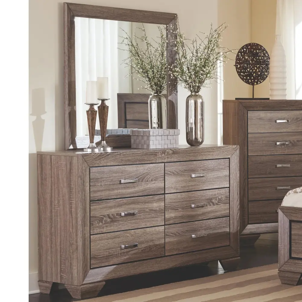 Diamond Sleek Furniture COA Kauffman Dresser Mirror 204194