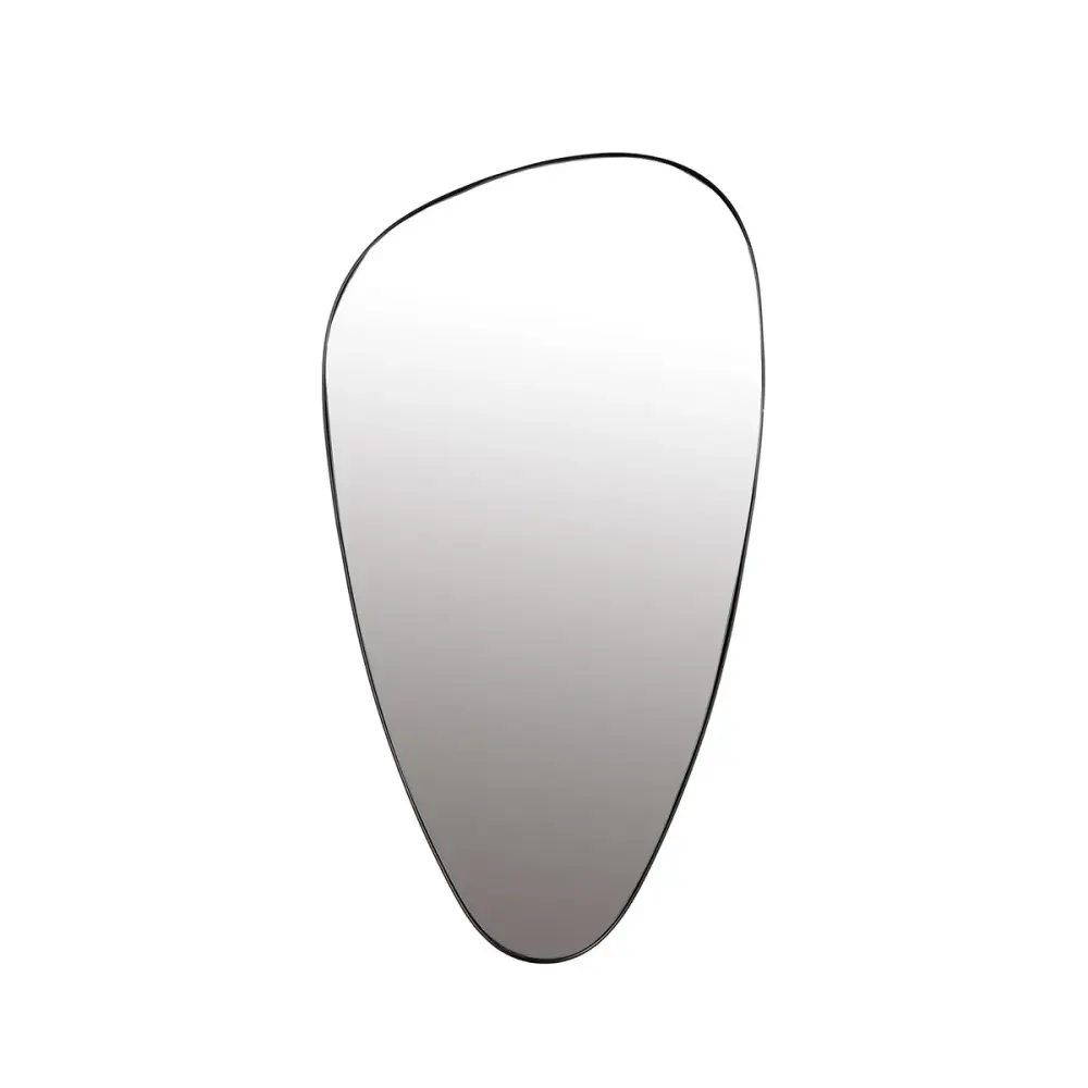 Distressed Wood Frame Juna Mirror - Ebony