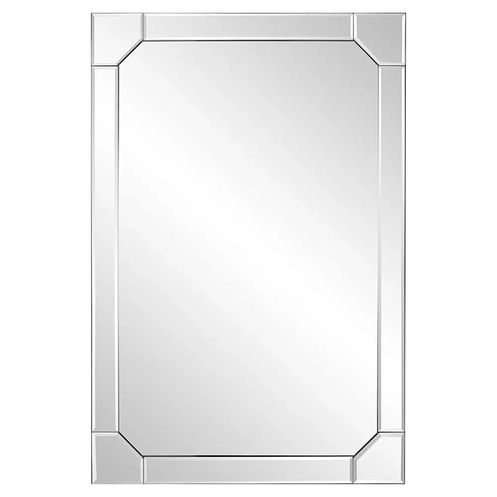 Distressed Wood Frame Mabel Rectangular Mirror