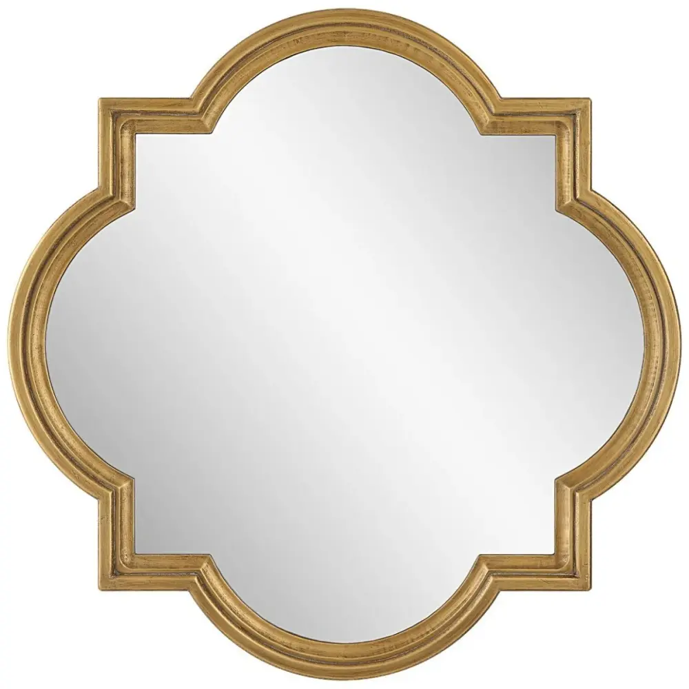 Eastern Mirror - Aurum Finish Adjustable Lighting