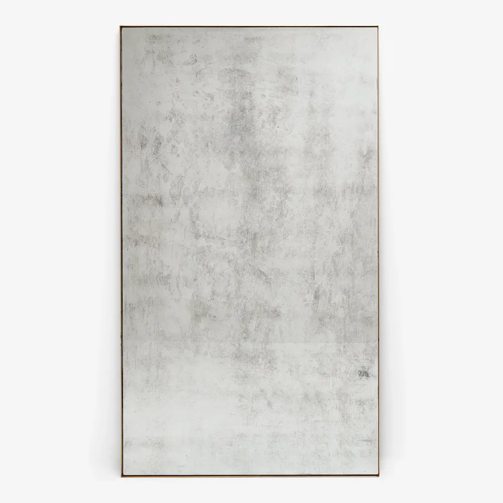 Echo Rectangle Distressed Gilded Frame Mirror